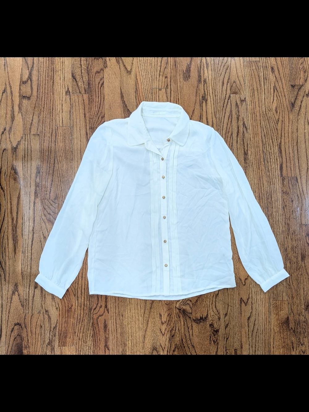 PAZZO White Collared Button Shirt